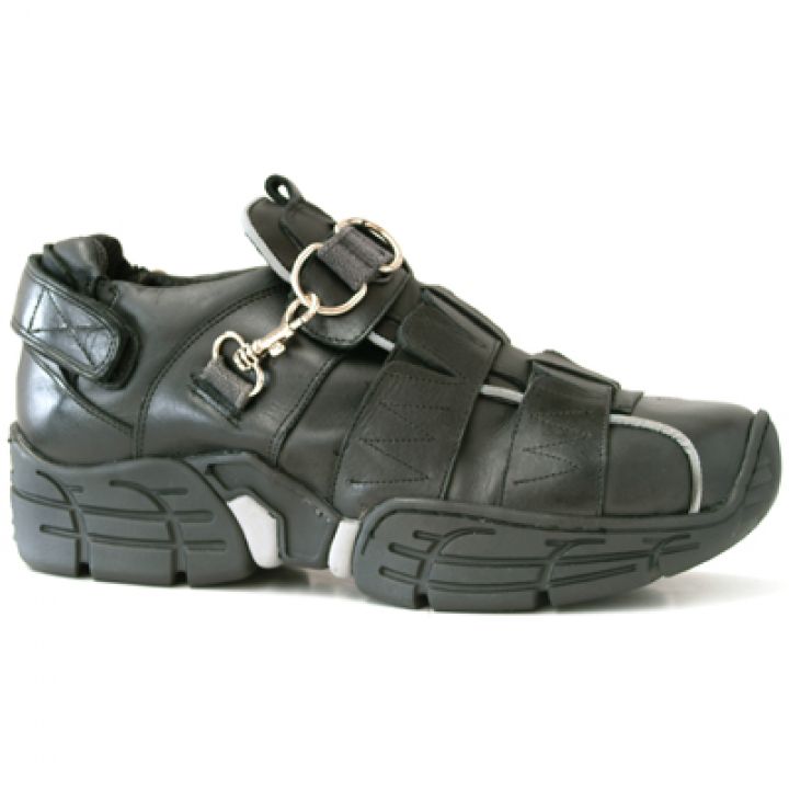 New Rock Boots 3105 Nomada Negro Itali Negro Ribete Reflectante Crash Negro Per