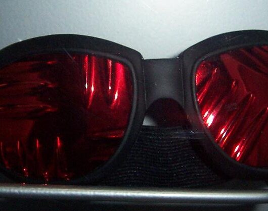 Chunky Spike Goggles w/plate lenses