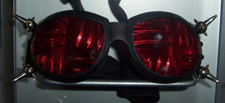 Double UFO Spike Goggles w/plate lenses