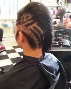 sidecut hair tattoo 1